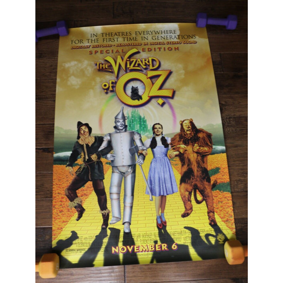 VINTAGE The Wizard of Oz 1998 Special EditionOriginal Movie Poster 27x40 Rolled